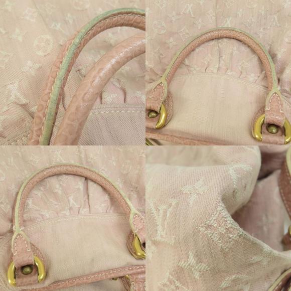 Louis Vuitton Neocabby MM Rose Handbag Monogram Denim - Picture 8 of 9